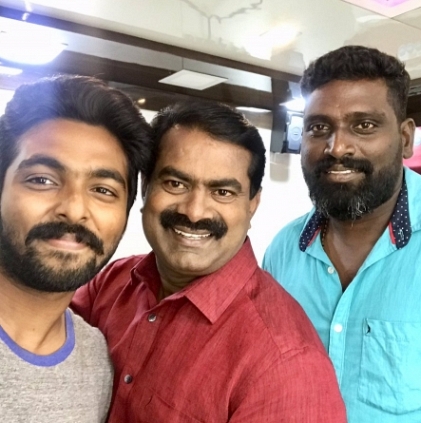 Seeman acts in a cameo role for G.V.Prakash's Adangathey