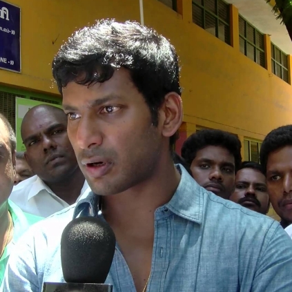 Vishal requests the Returning Officer to recall and accept his RK Nagar nomination