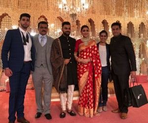 Virat Kohli And Anushka Sharma Reception