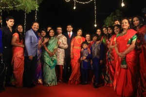 Y Gee Mahendra's Son Harshavardhana - Shwetha Reception