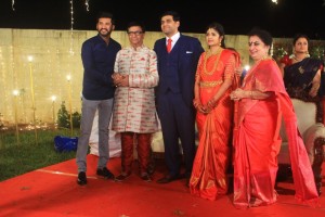 Y Gee Mahendra's Son Harshavardhana - Shwetha Reception