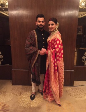 Virat Kohli And Anushka Sharma Reception