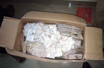 Shocking - 10,000 voter ids found in apartment in Bangalore