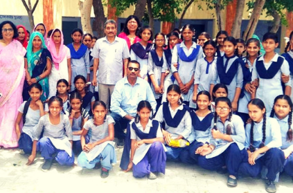 man distributes 21000 sanitary pads to poor girls on Diwali