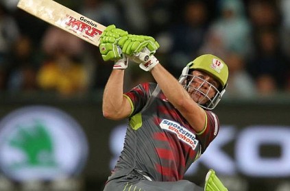 AB de Villiers slams a 100 runs and helps the team to win