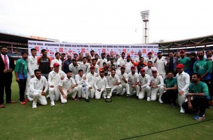 IND vs AFG: India invite Afghanistan to pose with trophy