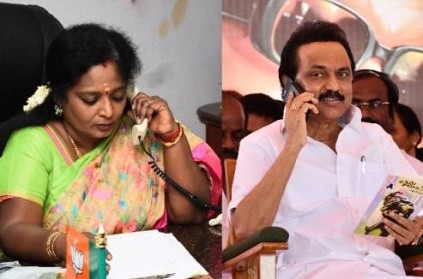 MK Stalin and Tamilisai tweets about lotus and Sun goes trending