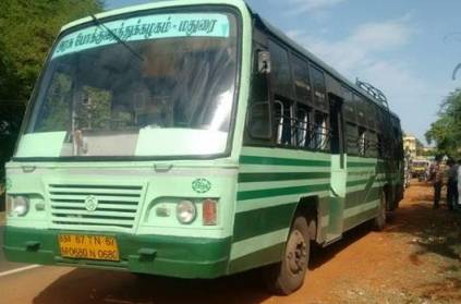Madurai - Differently-abled passenger beaten to get down bus