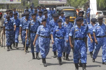 Paramilitary forces heaped in delta districts of Tamil Nadu.