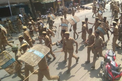 Students, people protest in Chennai against police firing in Thoothukudi