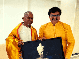 Actor Vivekh's special gift for Ilaiyaraaja; emotional Maestro does this in return; viral pics