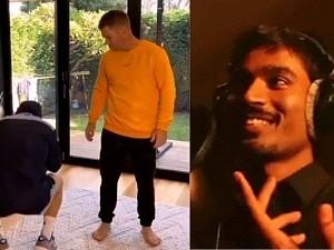 Video: Why This Kolaveri Warner? It's Dhanush's hit track this time for the Australian Star!