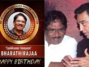 Dadasaheb Phalke Award requested for Bharathirajaa