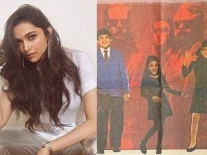 Deepika Padukone shares a throwback image of herself on Instagram