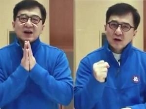Jackie Chan’s emotional video message to India on Corona