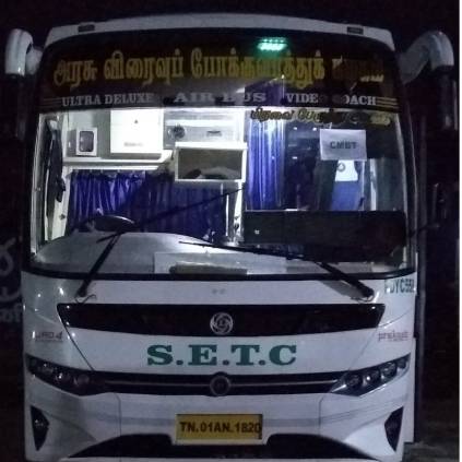 Rajini's Petta pirated version played in Govt SETC bus