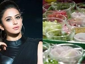 Not just acting, Rakul Preet can cook finely as well; So, what did she make? VIDEO!