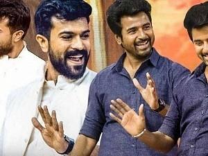 Ram Charan and Sivakarthikeyan's performance for Dhanush's song at Behindwoods Gold Medals 2019