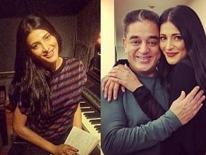 Piano, speakers and…? Bet you can’t guess what Shruti Haasan keeps on her piano!
