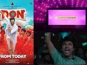 Sivakarthikeyan watched DON's FDFS with fans - viral video!