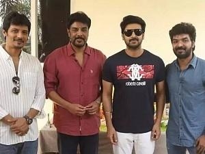 Sundar C, Jai, Jiiva & Srikanth's colorful first look and TITLE revealed!