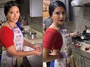 Sunny Leone's Paratha cooking skills go viral - VIDEO!