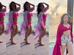 Tamannaah Bhatia sets Internet on fire with her pink bikini from her Maldives vacation; viral pics