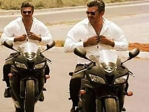 We think only Thala can be this cool while driving hands-free; Please don't try it at home!