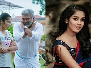 Thala Ajith's Viswasam fame Anikha Surendran about offer of lead role in a movie