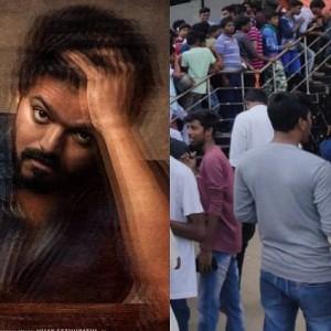 Thalapathy64 Master first look makes popular theatre houseful