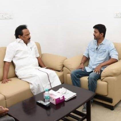 Vijay enquires about Kalaignar's health to Stalin