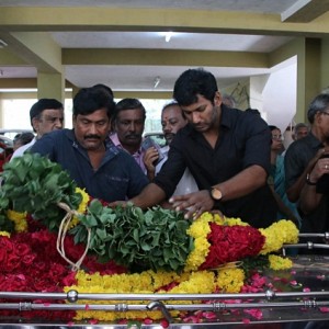 My heartfelt condolences: Vishal's condolence statement