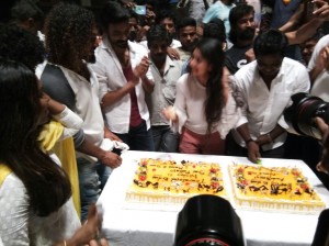 Sai Pallavi and Kalloori Vinoth Birthday Celebrations With Maari 2 Movie Team