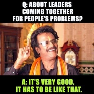 Challenging questions by Reporters & Fiery one-line answers by Rajinikanth!